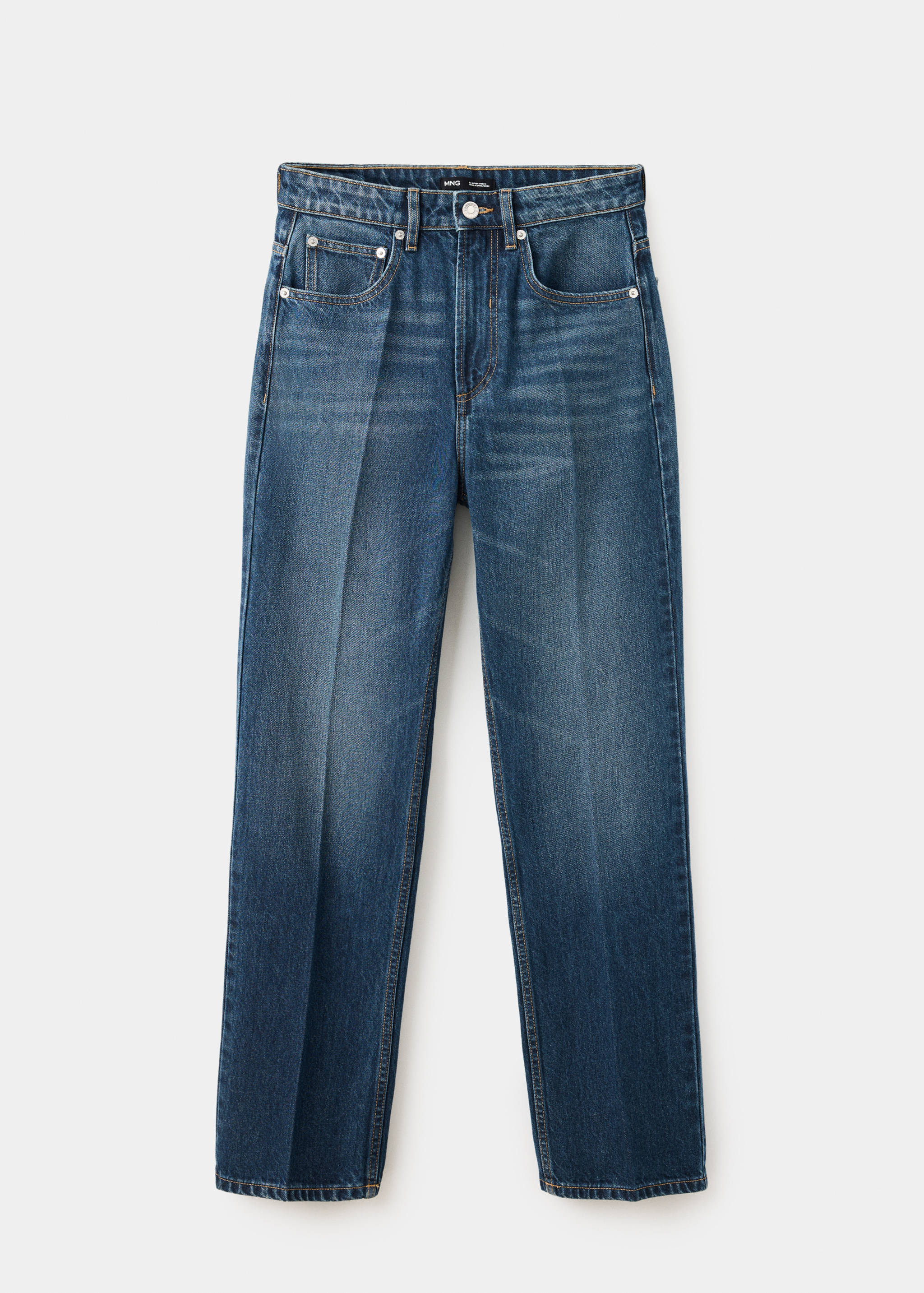 High waist straight jeans - Article without model