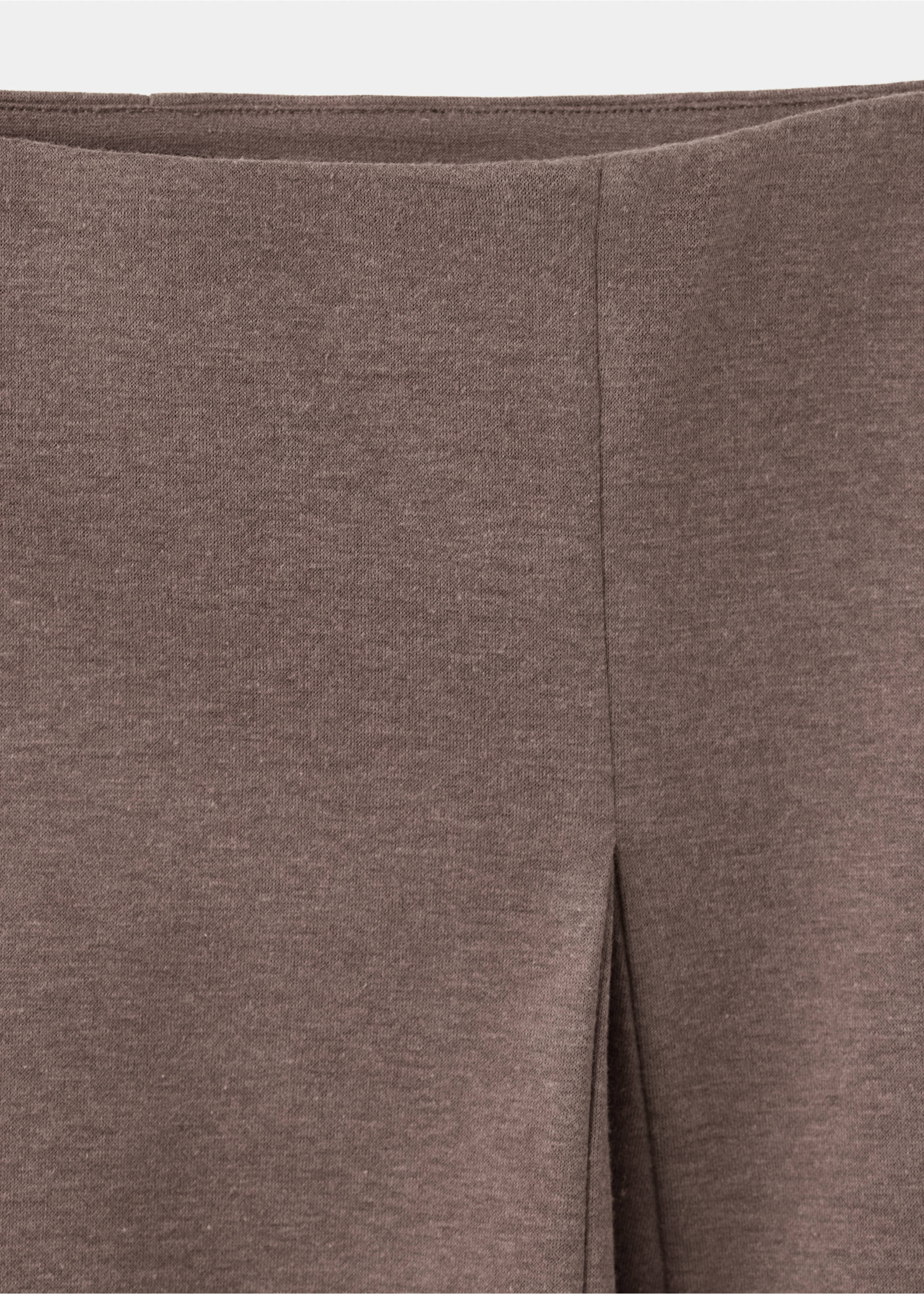Midi godet skirt - Details of the article 8, Brown. Ref: 37085854-00.