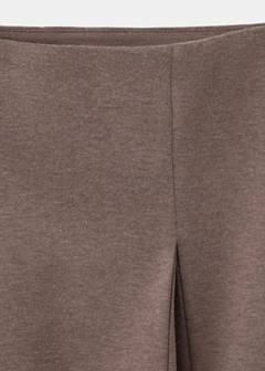 Midi godet skirt — Brown 6