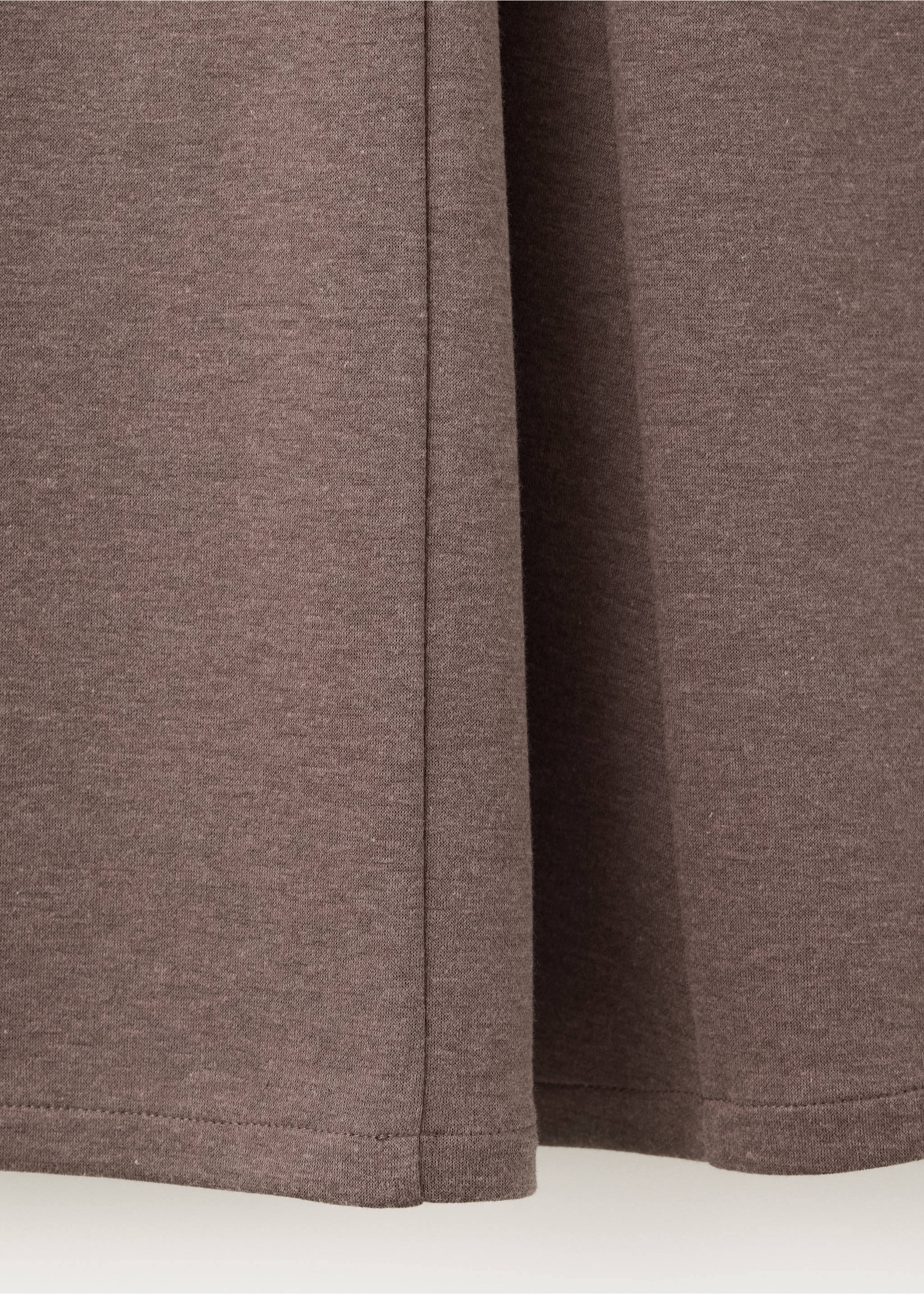 Midi godet skirt - Details of the article 0, Brown. Ref: 37085854-00.