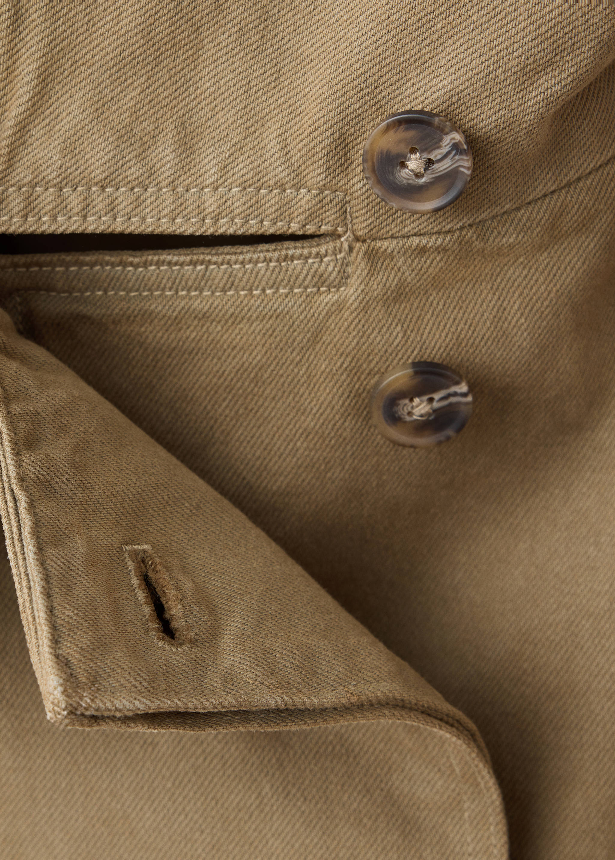 Parka denim cuello embudo - Detalle del artículo 8
