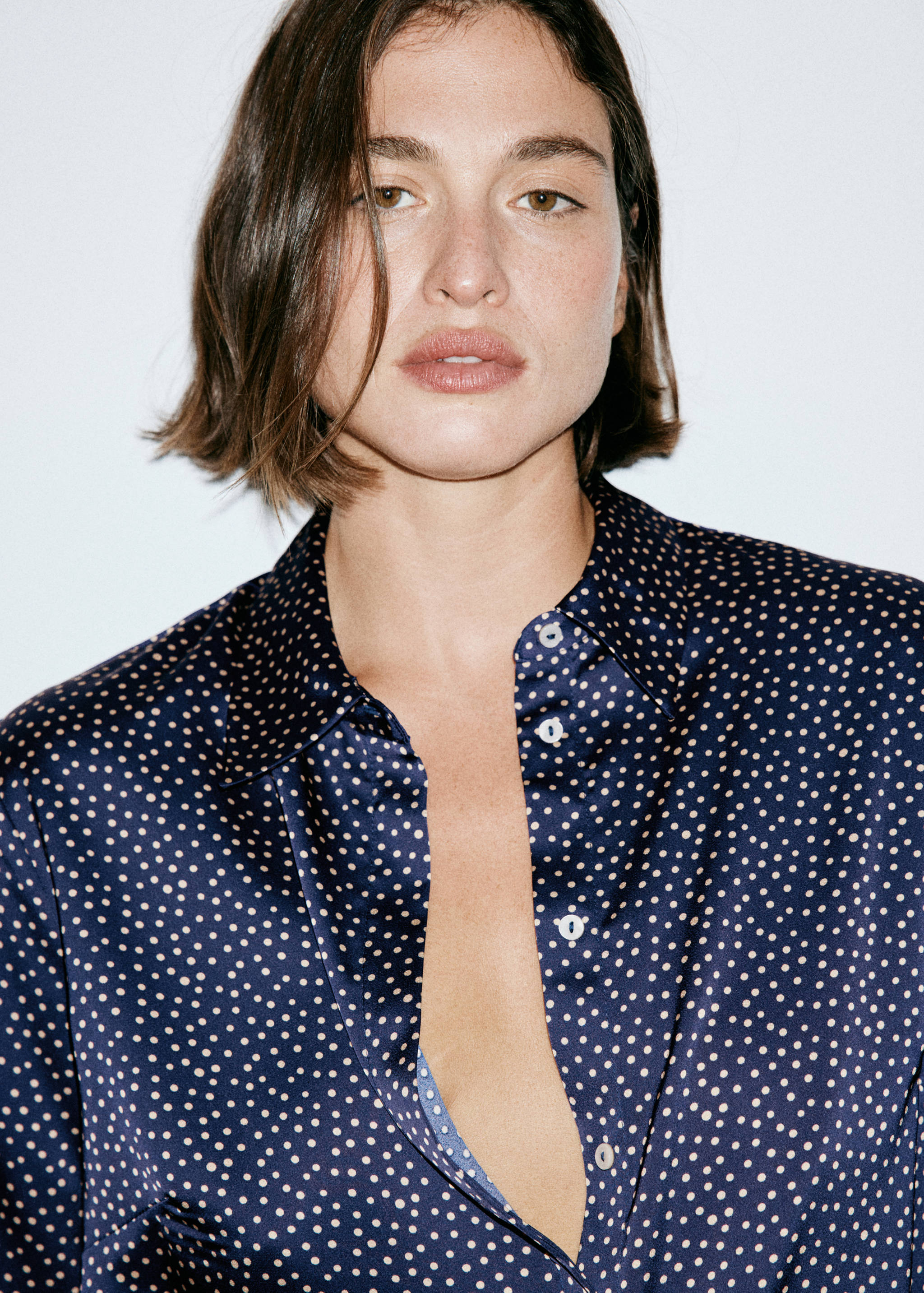 Chemise satinée pois - Détail de l'article 4