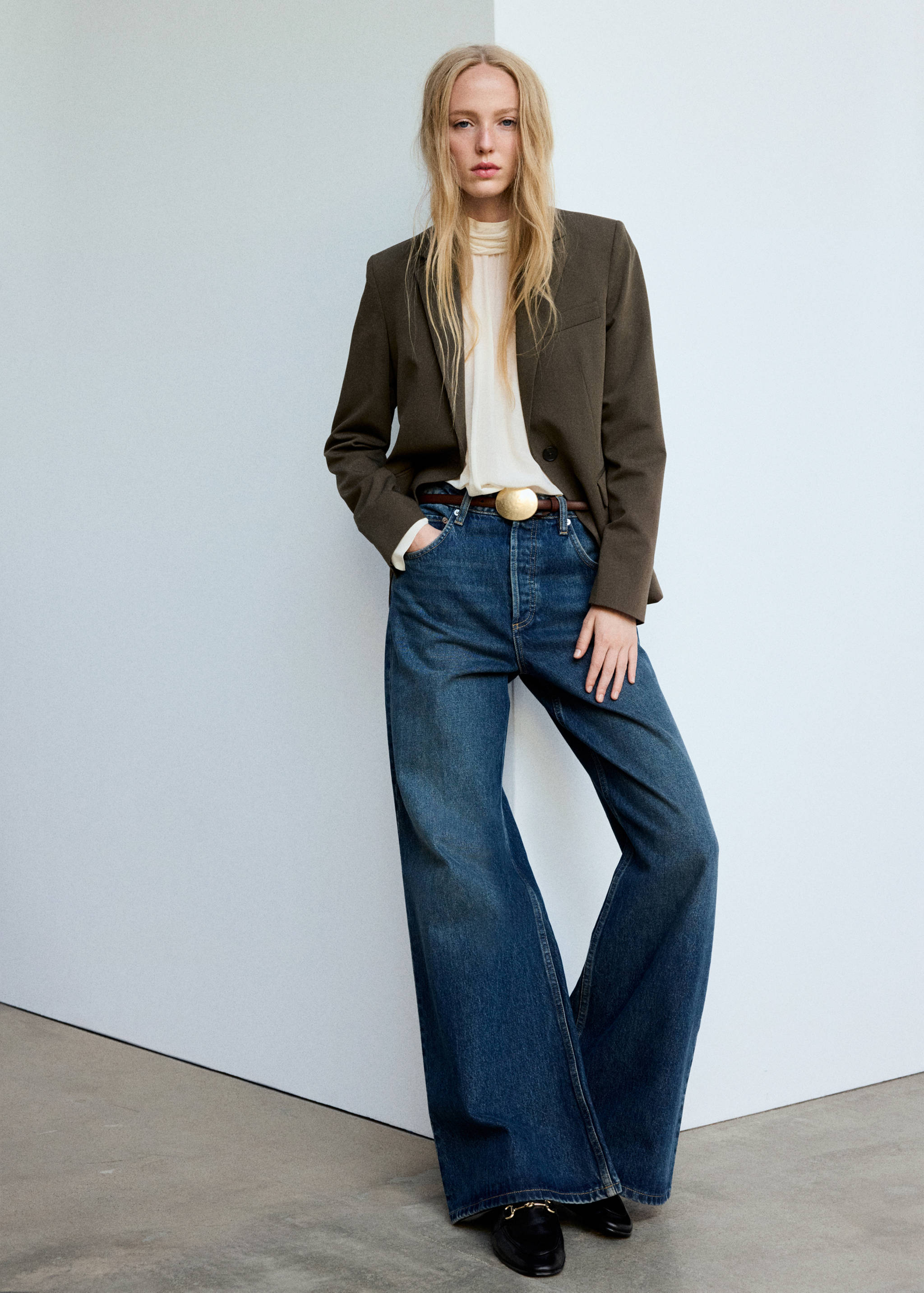 Fitted suit blazer - General plane