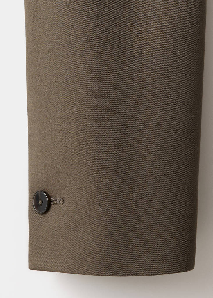 Fitted suit blazer — Medium Green
