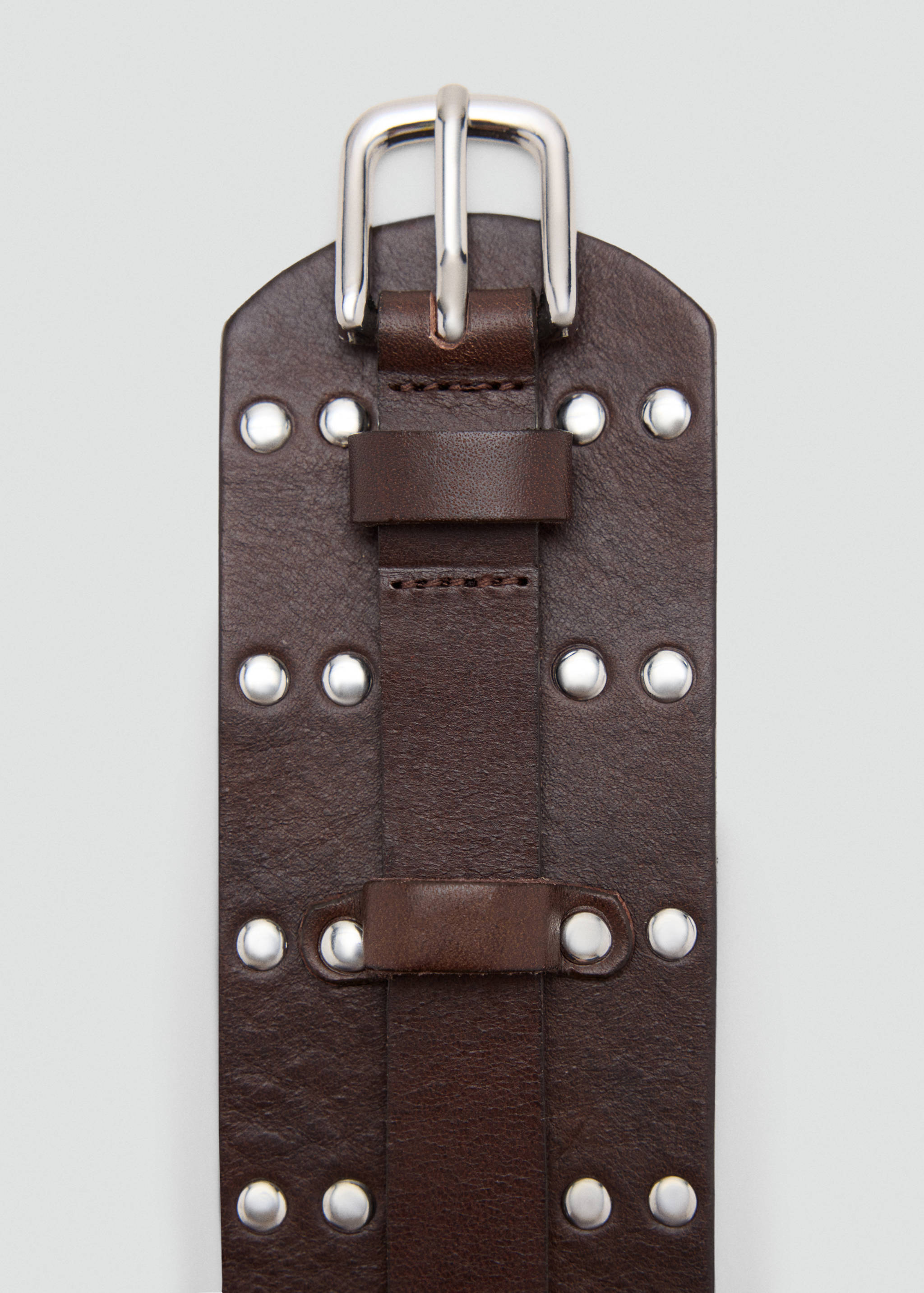 Stud leather belt - Details of the article 1