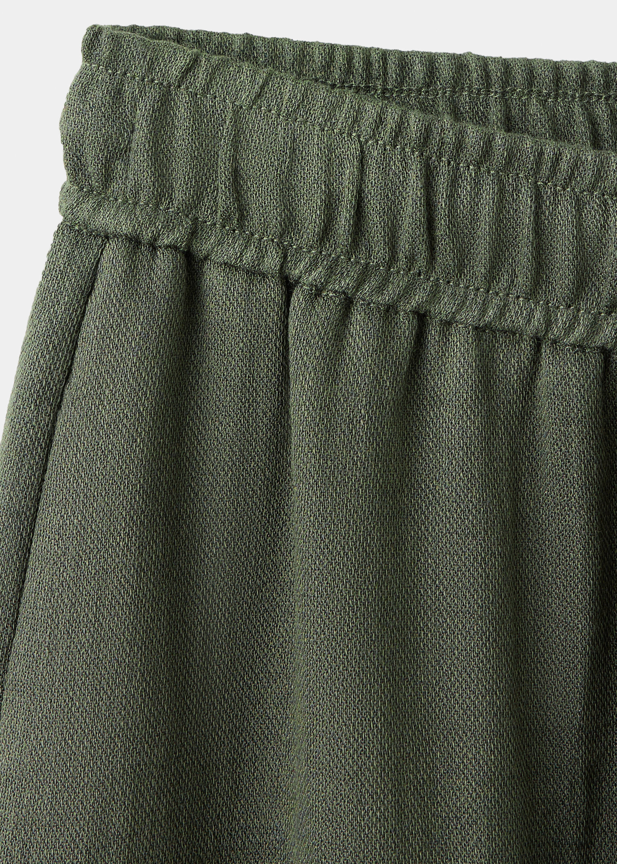 Textured flowy trousers - Details of the article 0