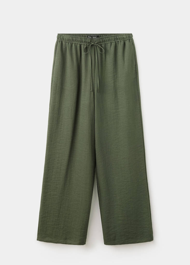 Mango Pantalon Salvia-w In Vert