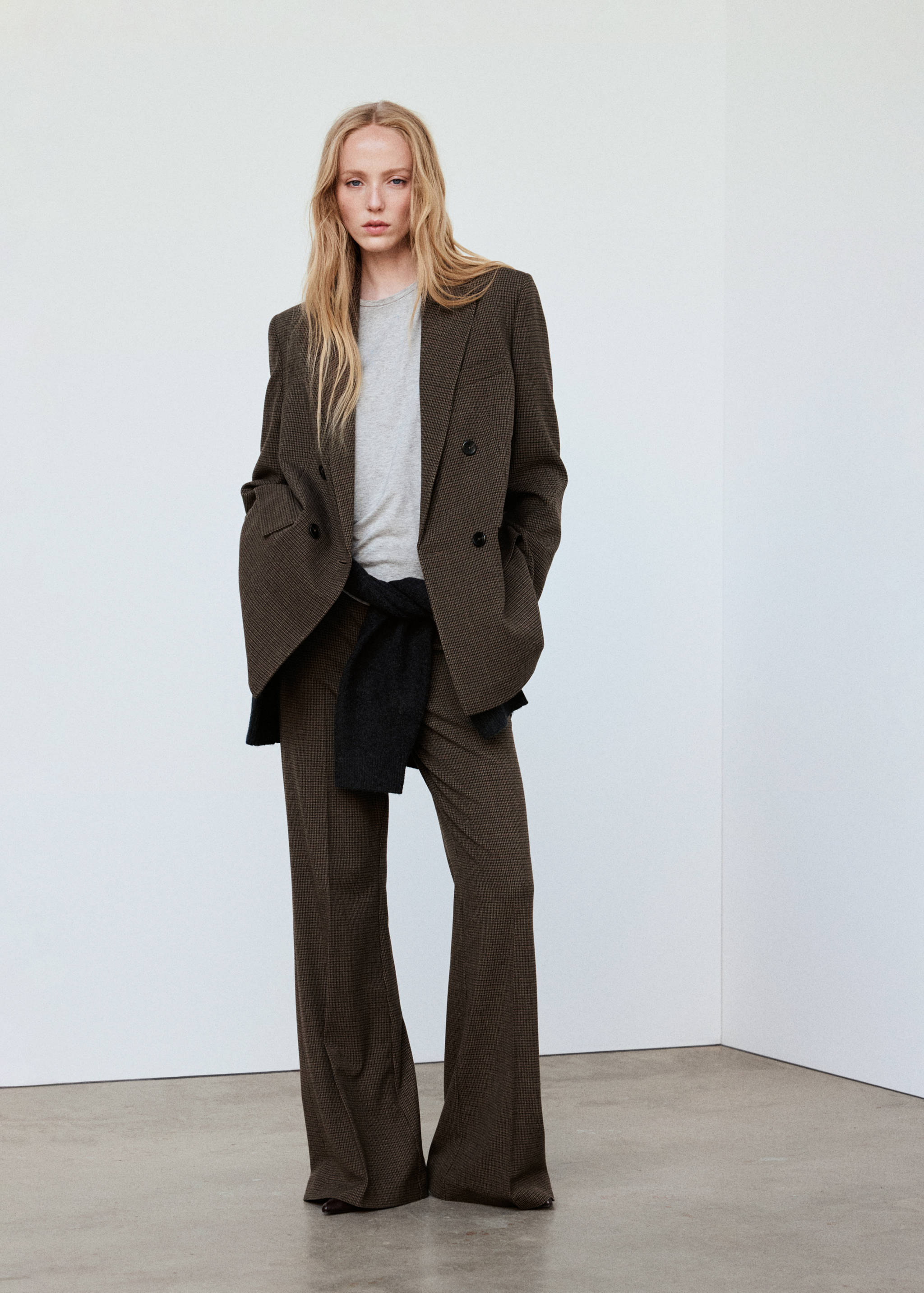 Blazer traje pata de gallo - Pla general