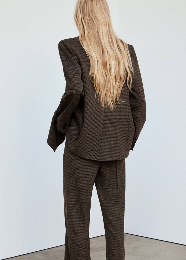 Double-breasted suit blazer - thumbnail 10