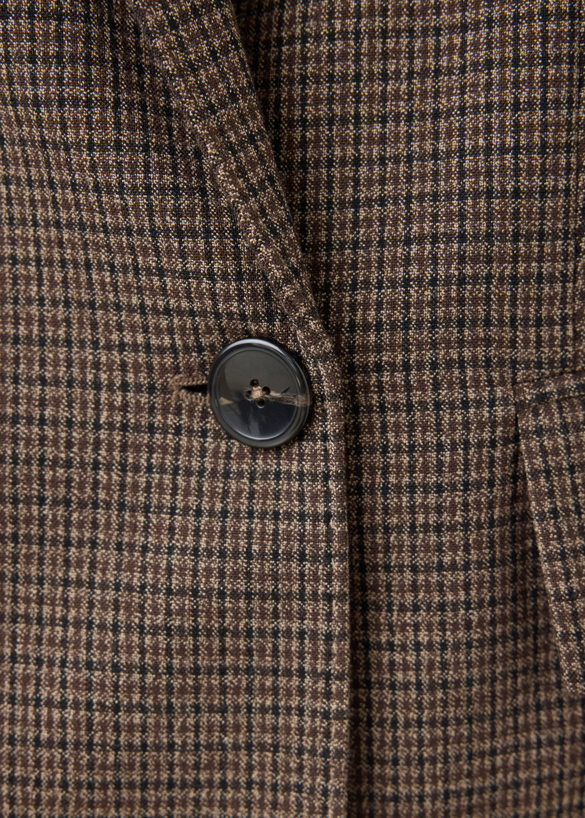 Houndstooth suit blazer - تفاصيل المنتج 8