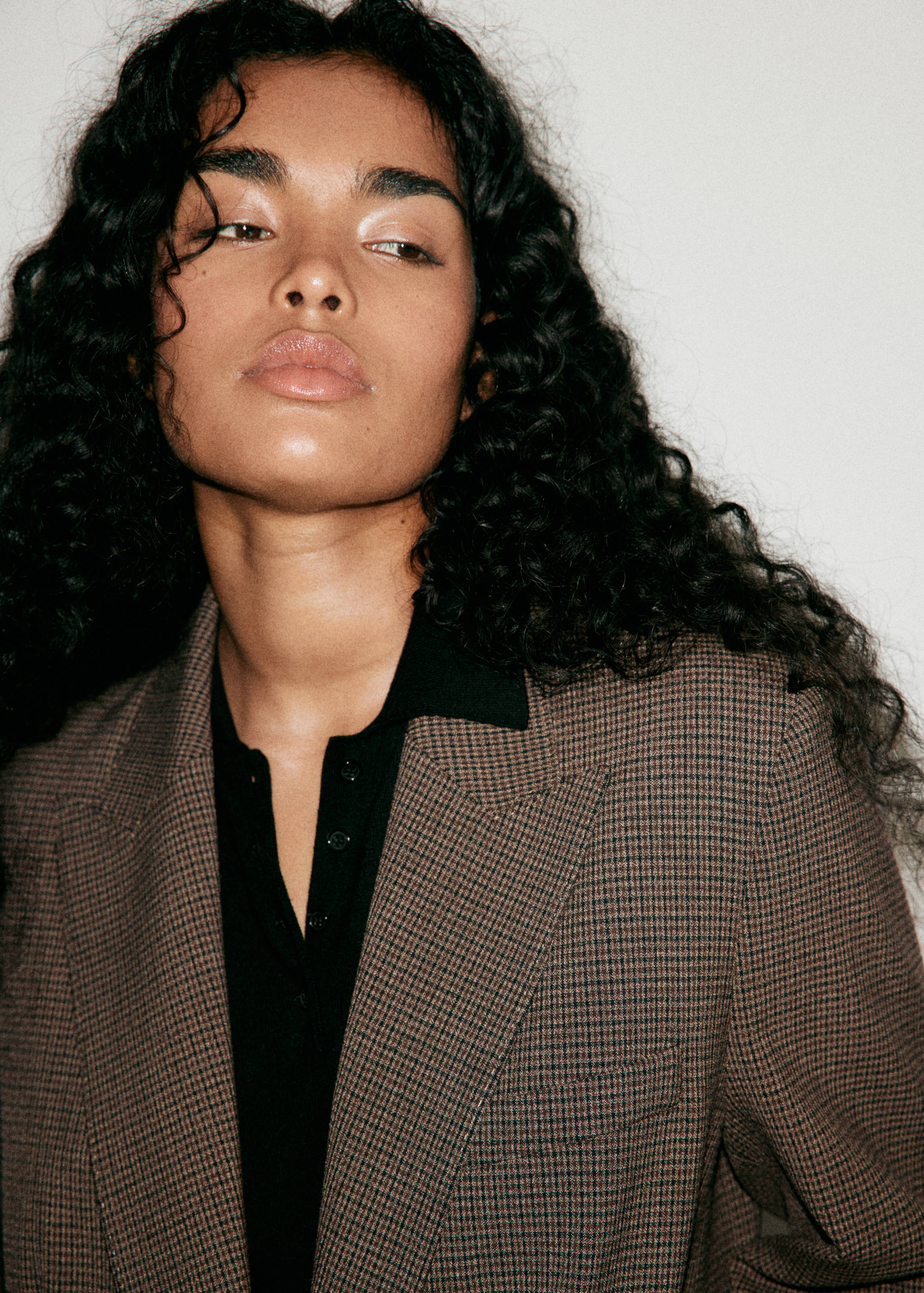 Houndstooth suit blazer - تفاصيل المنتج 4