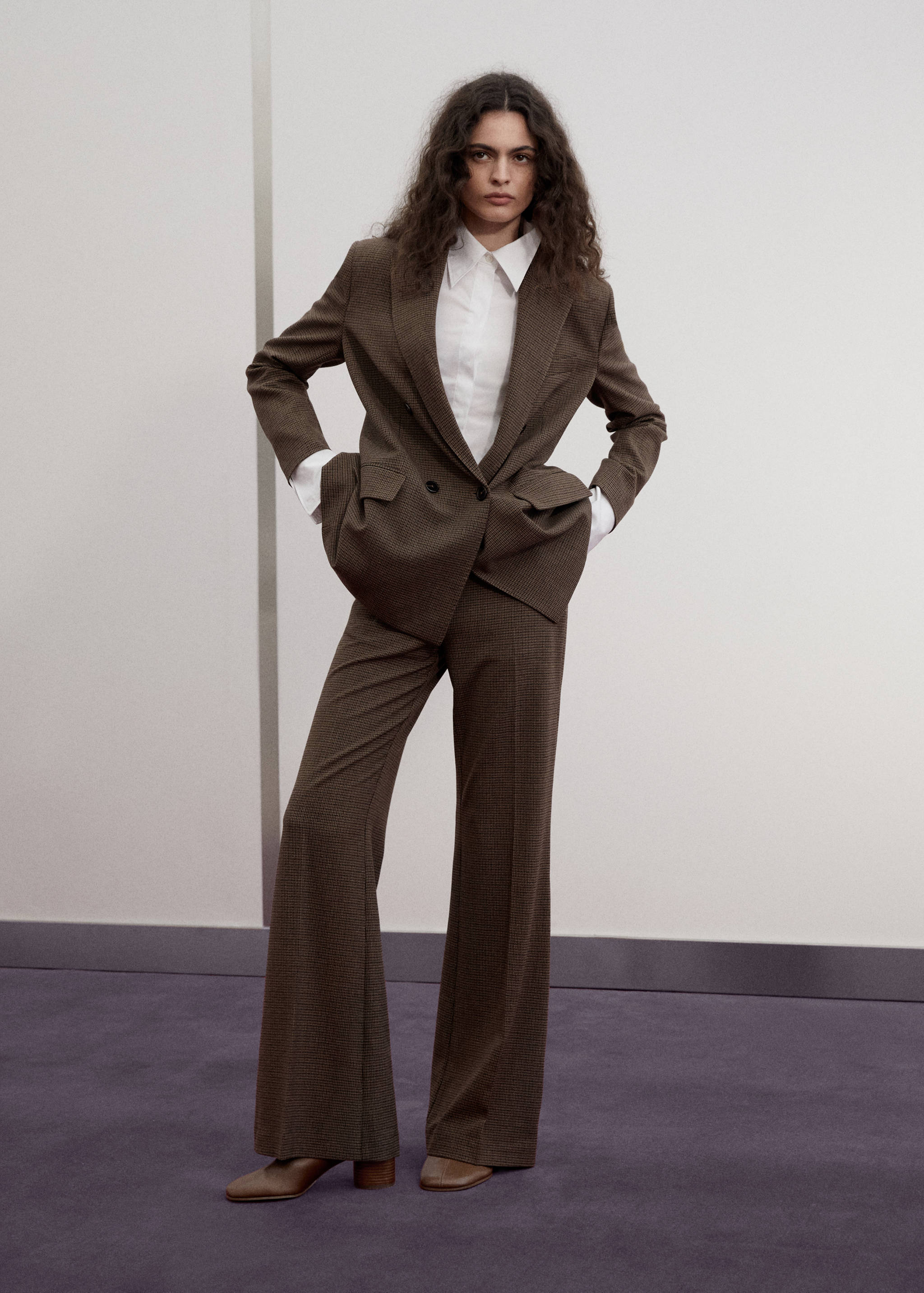 Blazer costume croisé - Plan général