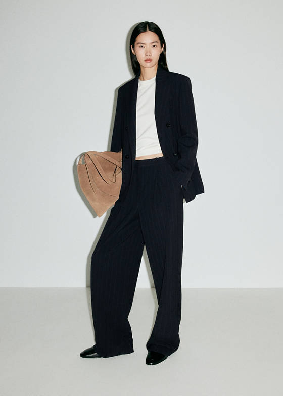 Houndstooth suit blazer