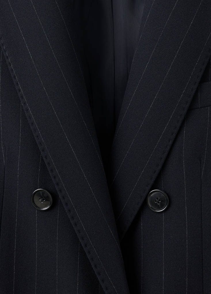 Double-breasted suit blazer - thumbnail 7