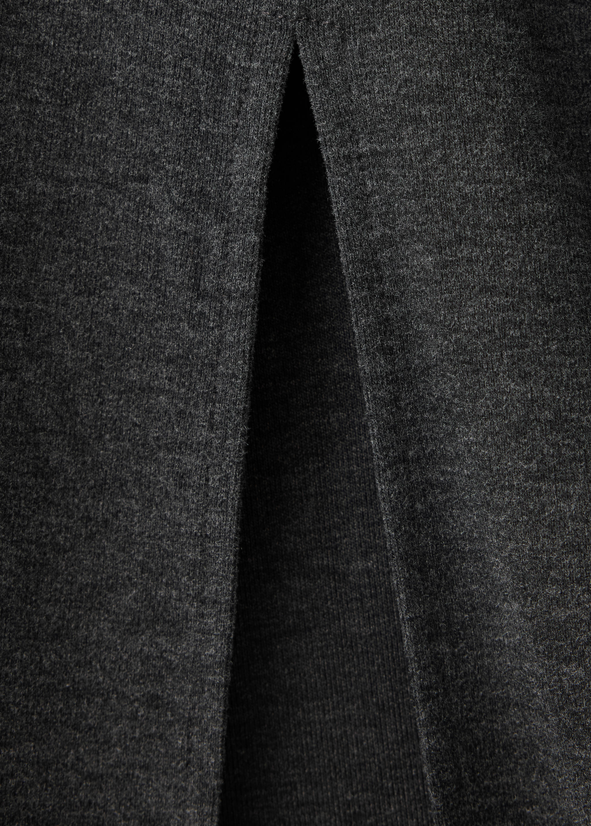 Side-ruched knit dress - تفاصيل المنتج 0