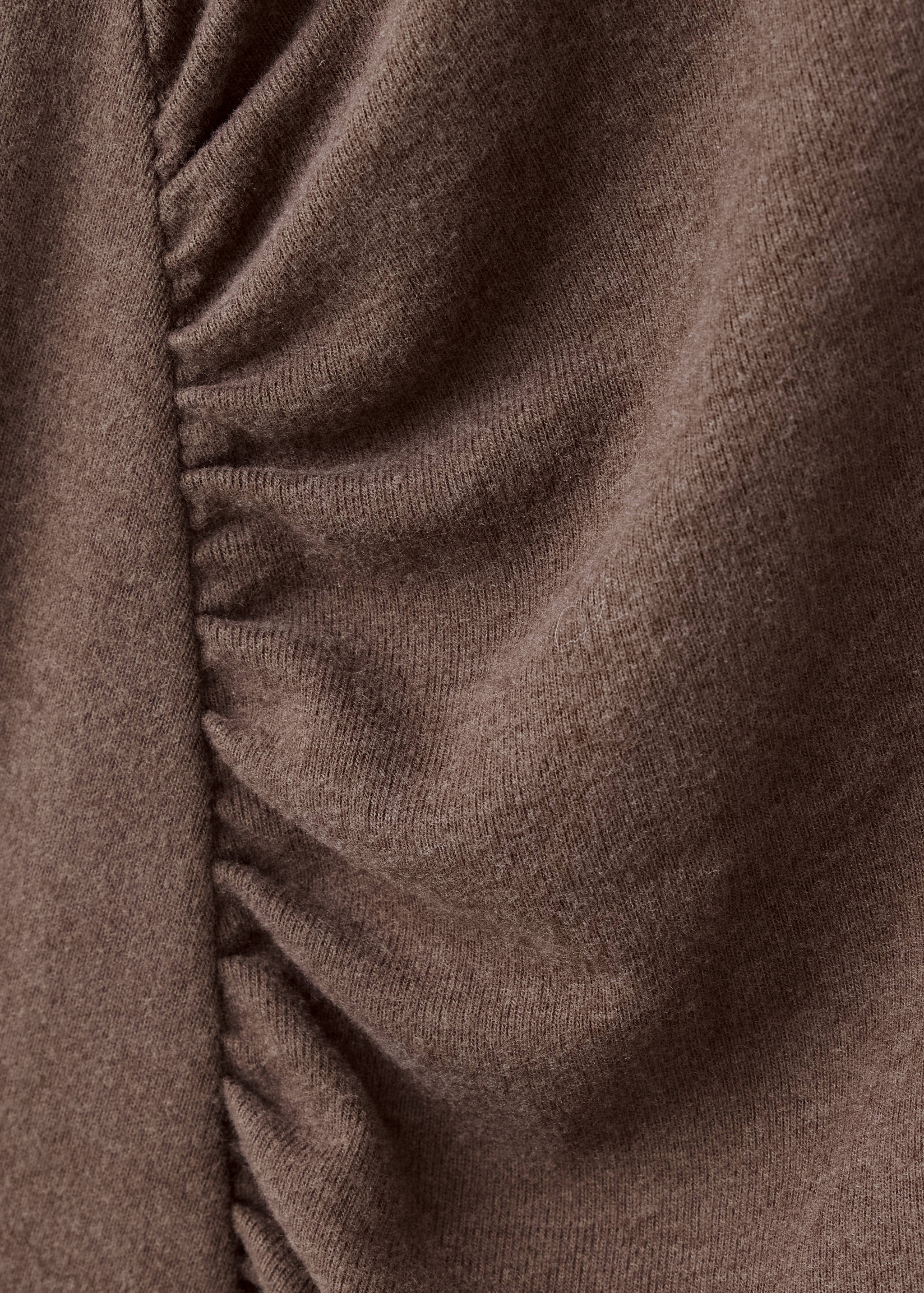 Side-ruched knit dress - تفاصيل المنتج 8