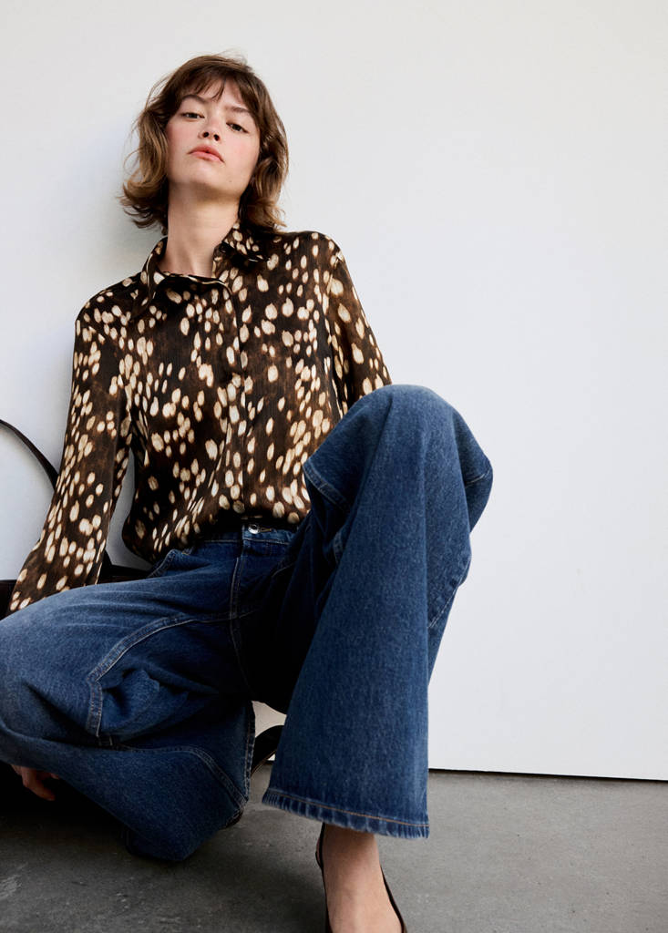 Straight Bambi shirt — Brown