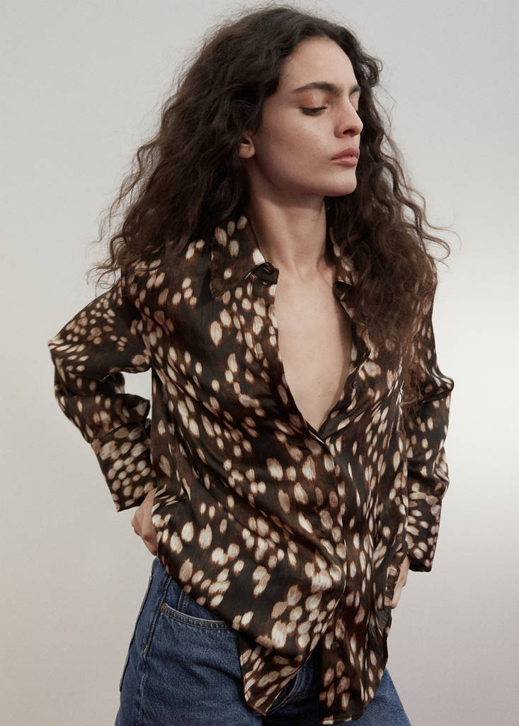 Straight Bambi shirt — Brown