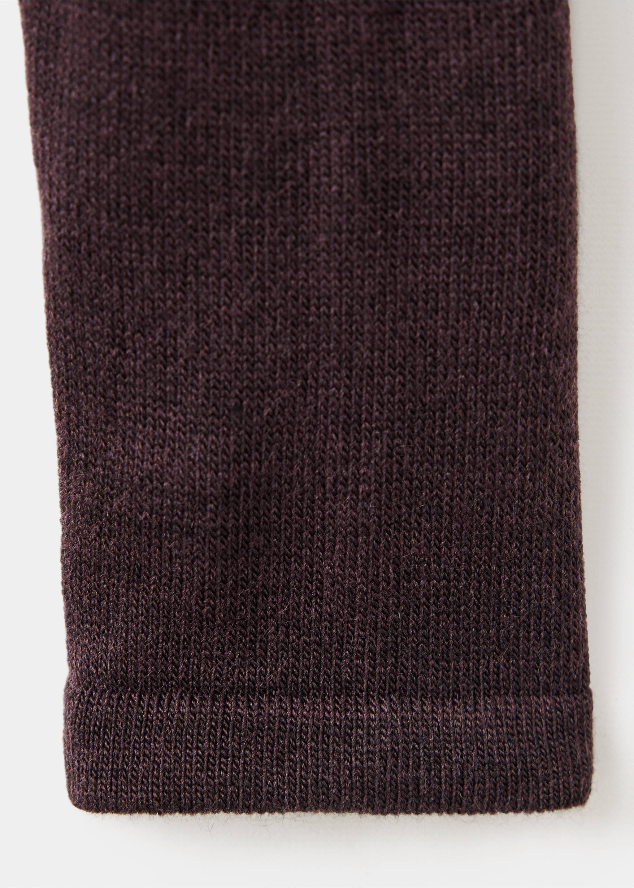 Fine-knit hooded cardigan - Details of the article 0, Brown. Ref: 37085877-00.