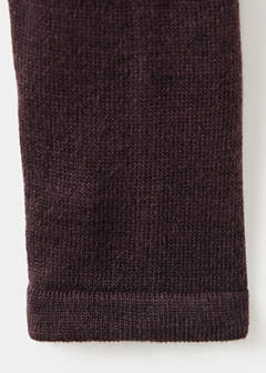 Fine-knit hooded cardigan — Brown 7