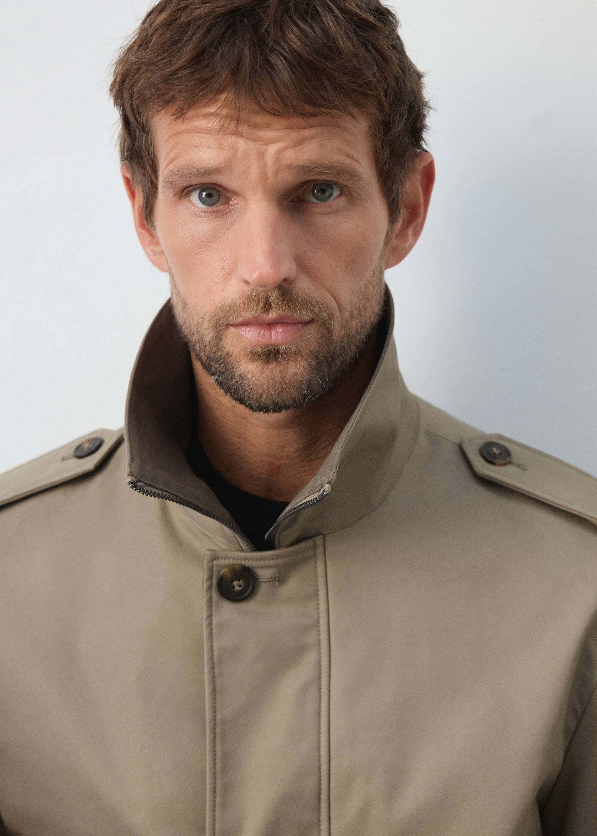100% cotton water repellent jacket - Details of the article 1