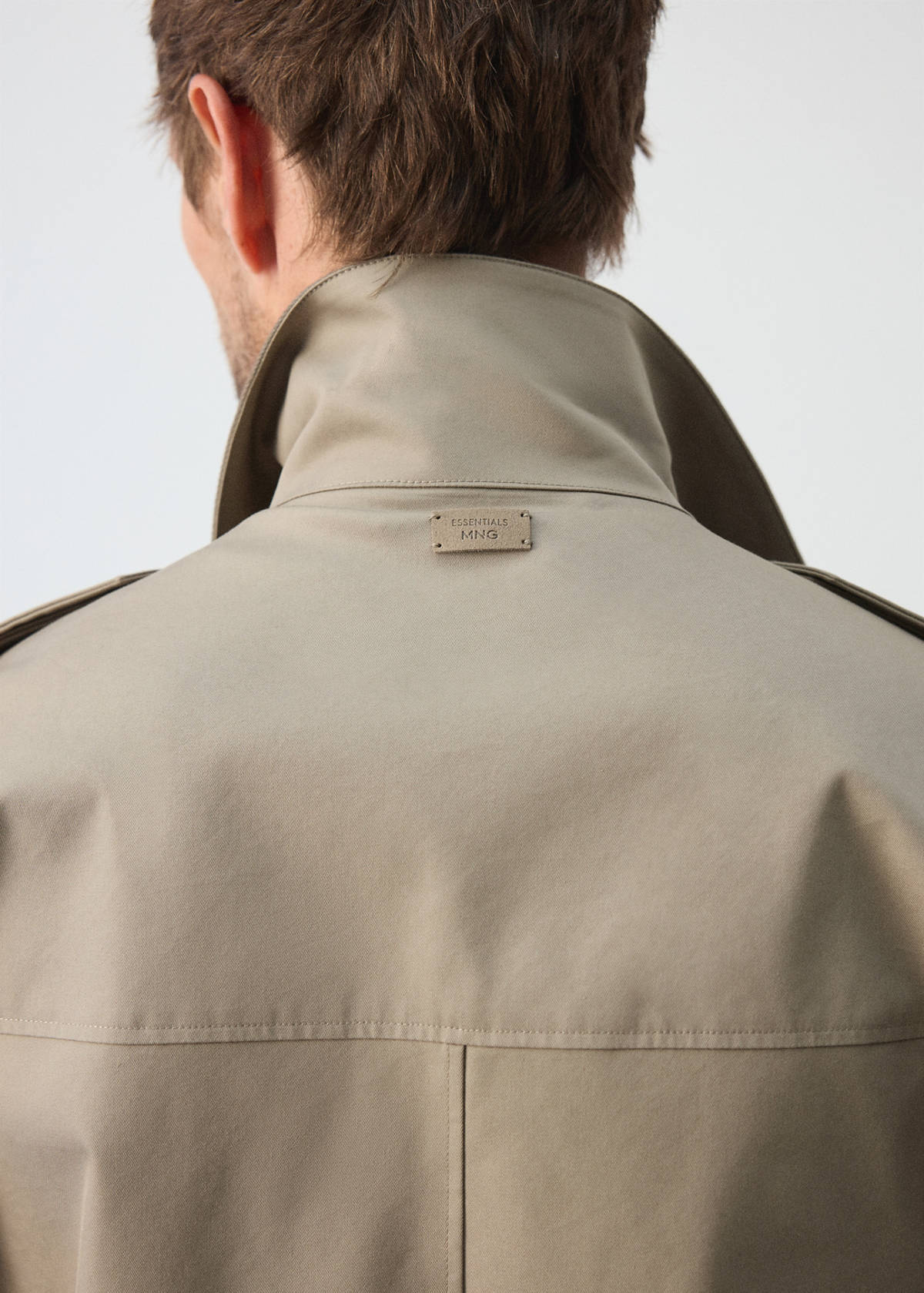 Water-repellent jacket — Medium Brown