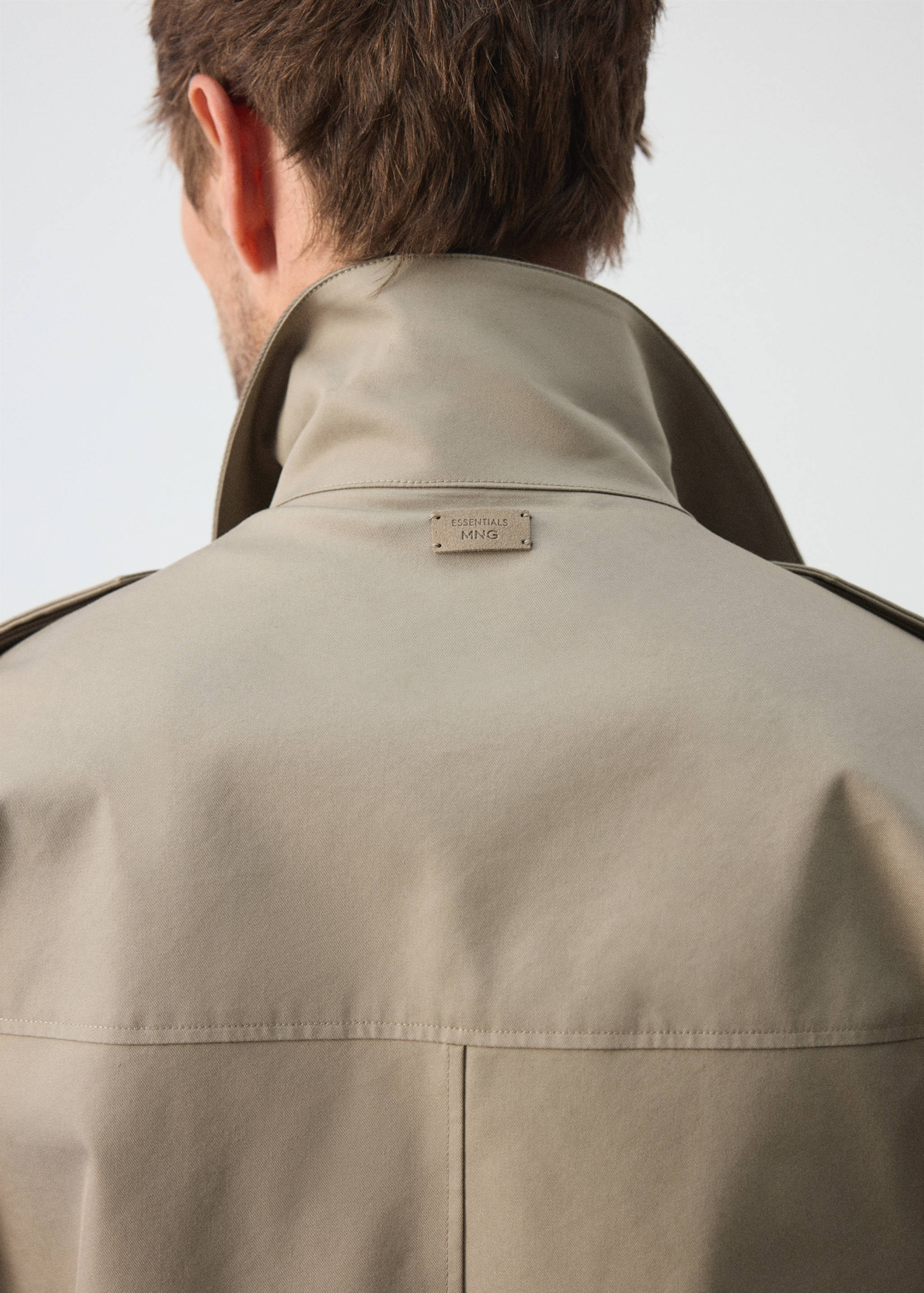 100% cotton water repellent jacket - Details of the article 3