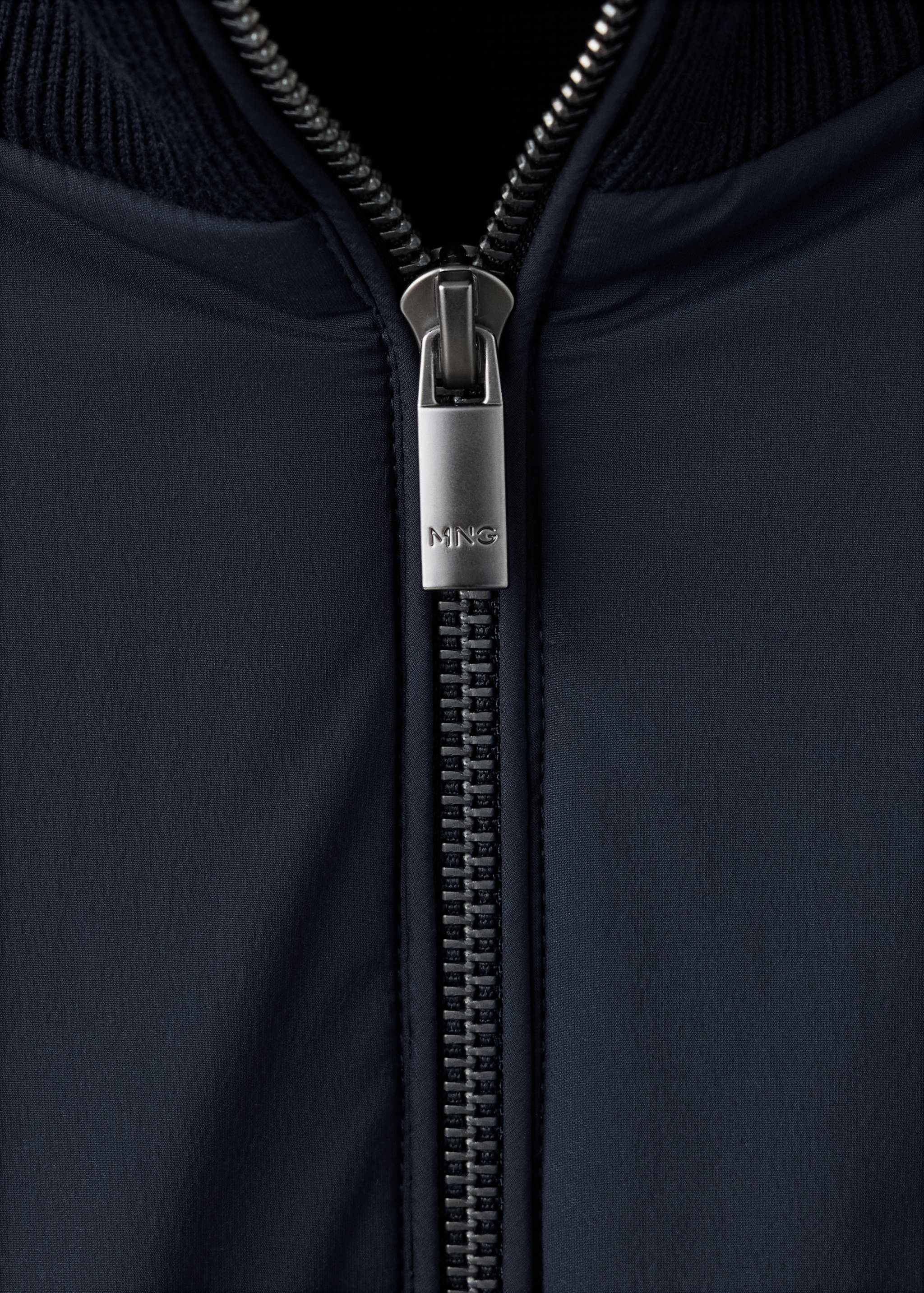Cotton-blend bomber jacket - Details of the article 0