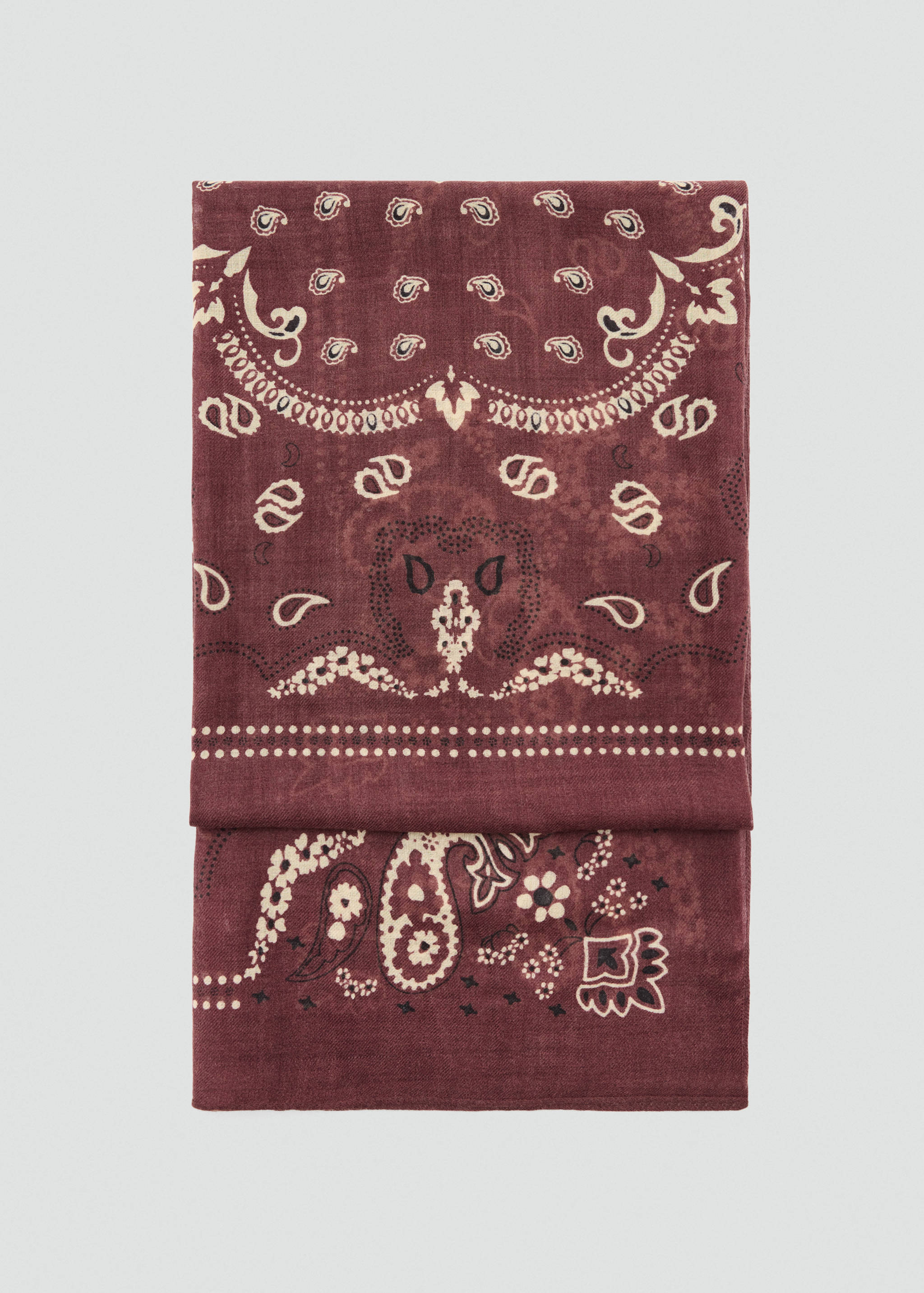 Paisley print scarf - Article without model