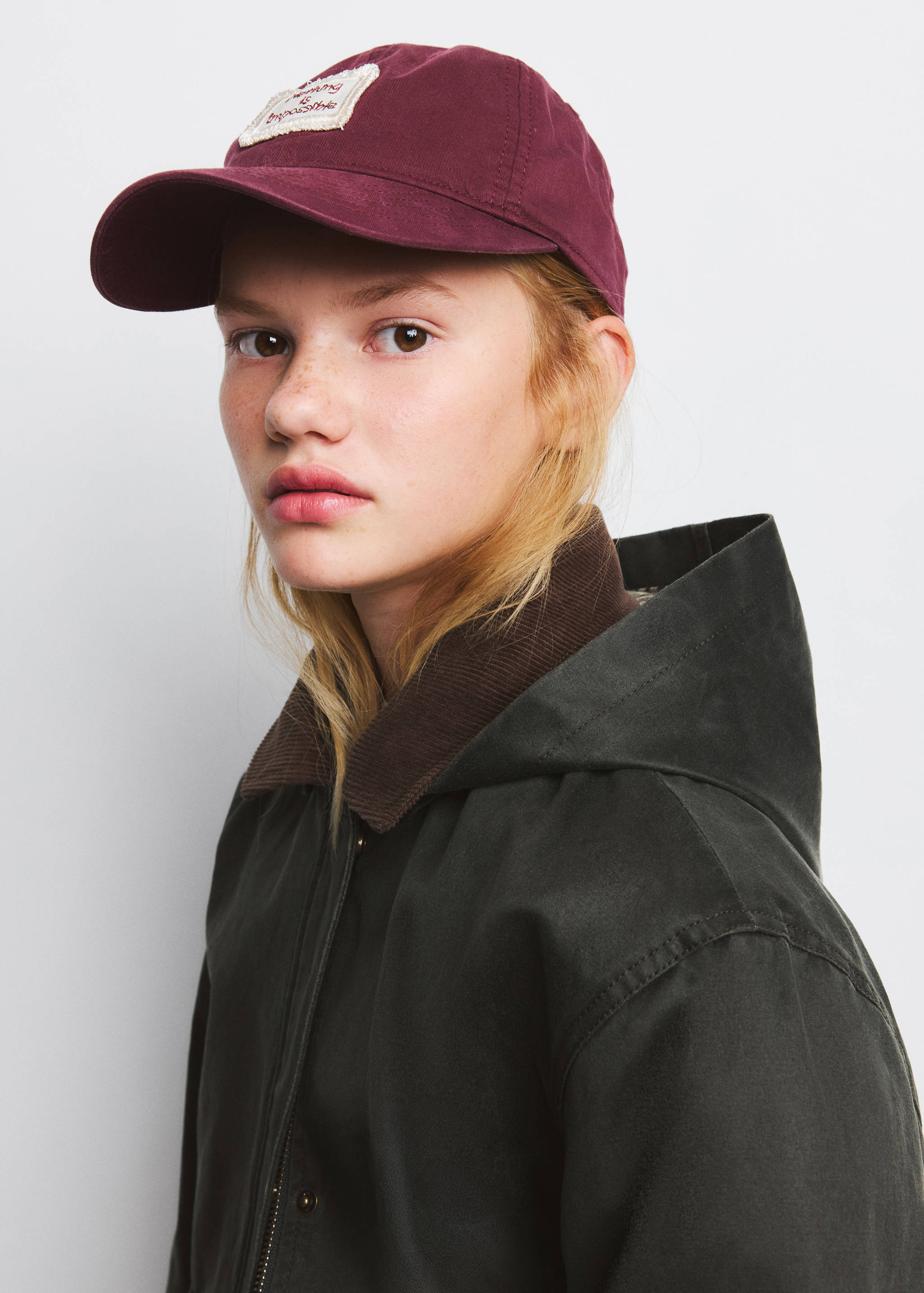 Corduroy-collar jacket - Details of the article 1