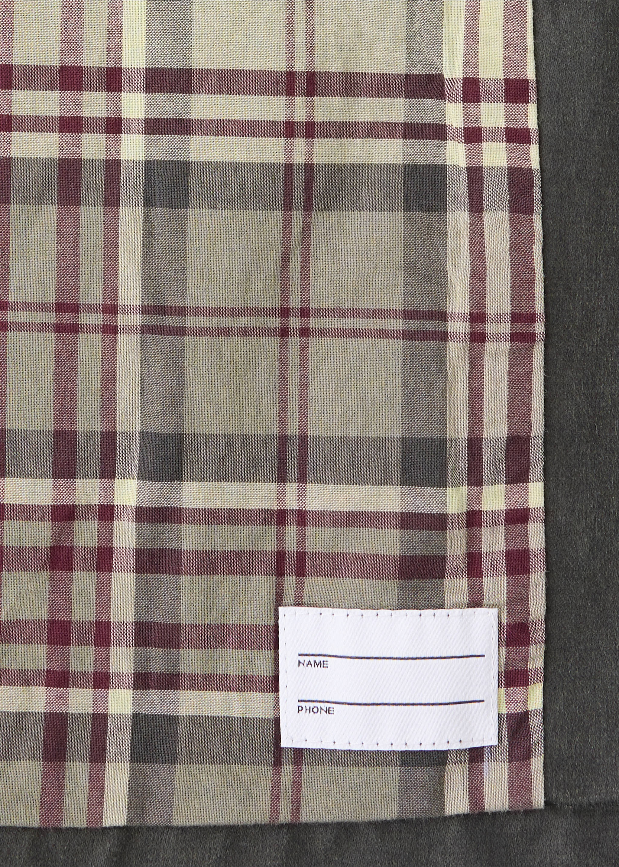 Corduroy-collar jacket - Details of the article 0, Khaki. Ref: 37085984-00.