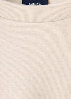 Brushed-effect sweatshirt — Beige 2