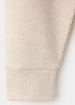 Brushed-effect sweatshirt — Beige 3