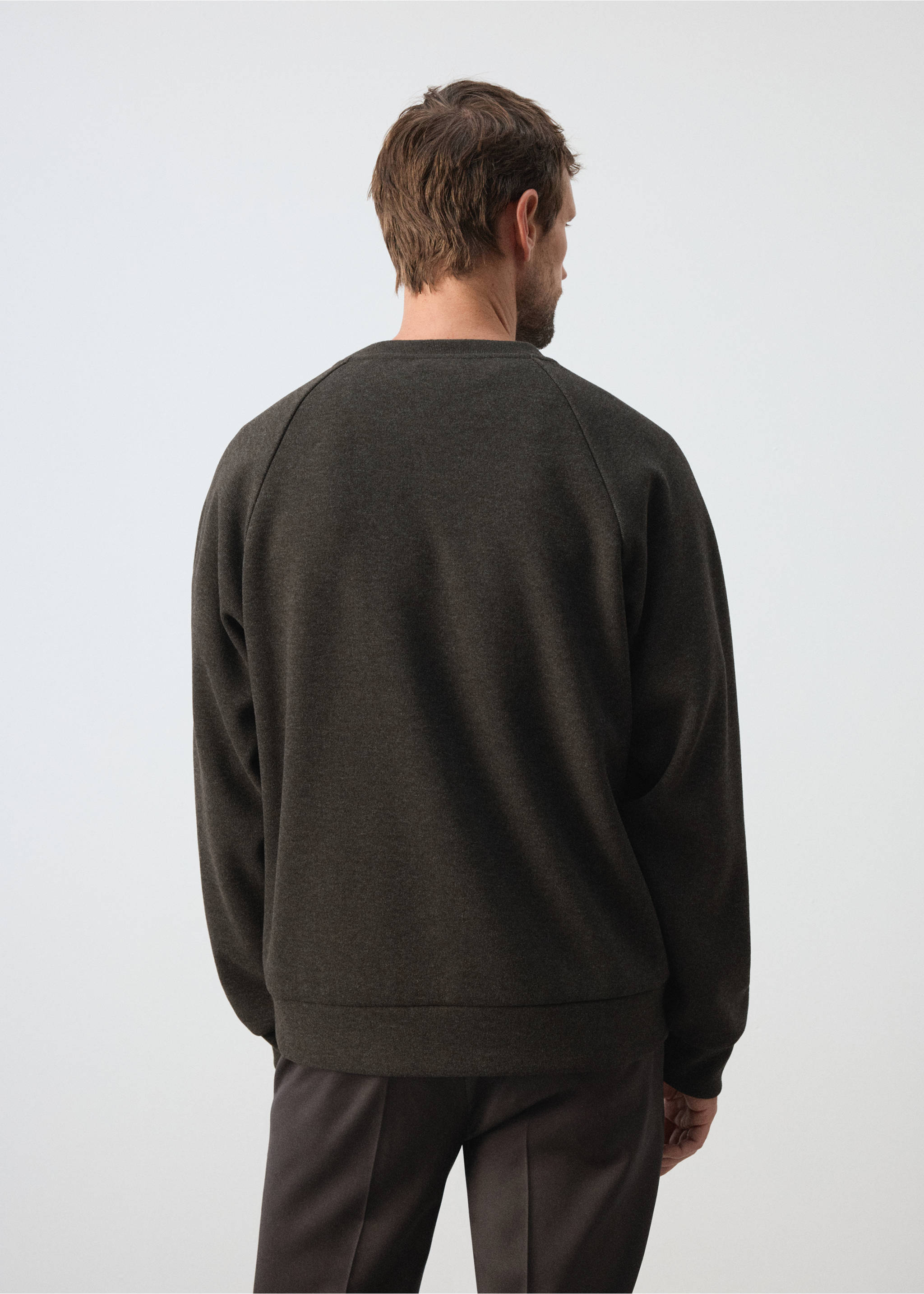 Sudadera pom - Reverso del artículo, Marrón. Ref: 37085987-00.