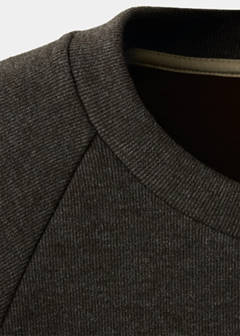 Brushed-effect sweatshirt — Brown 7