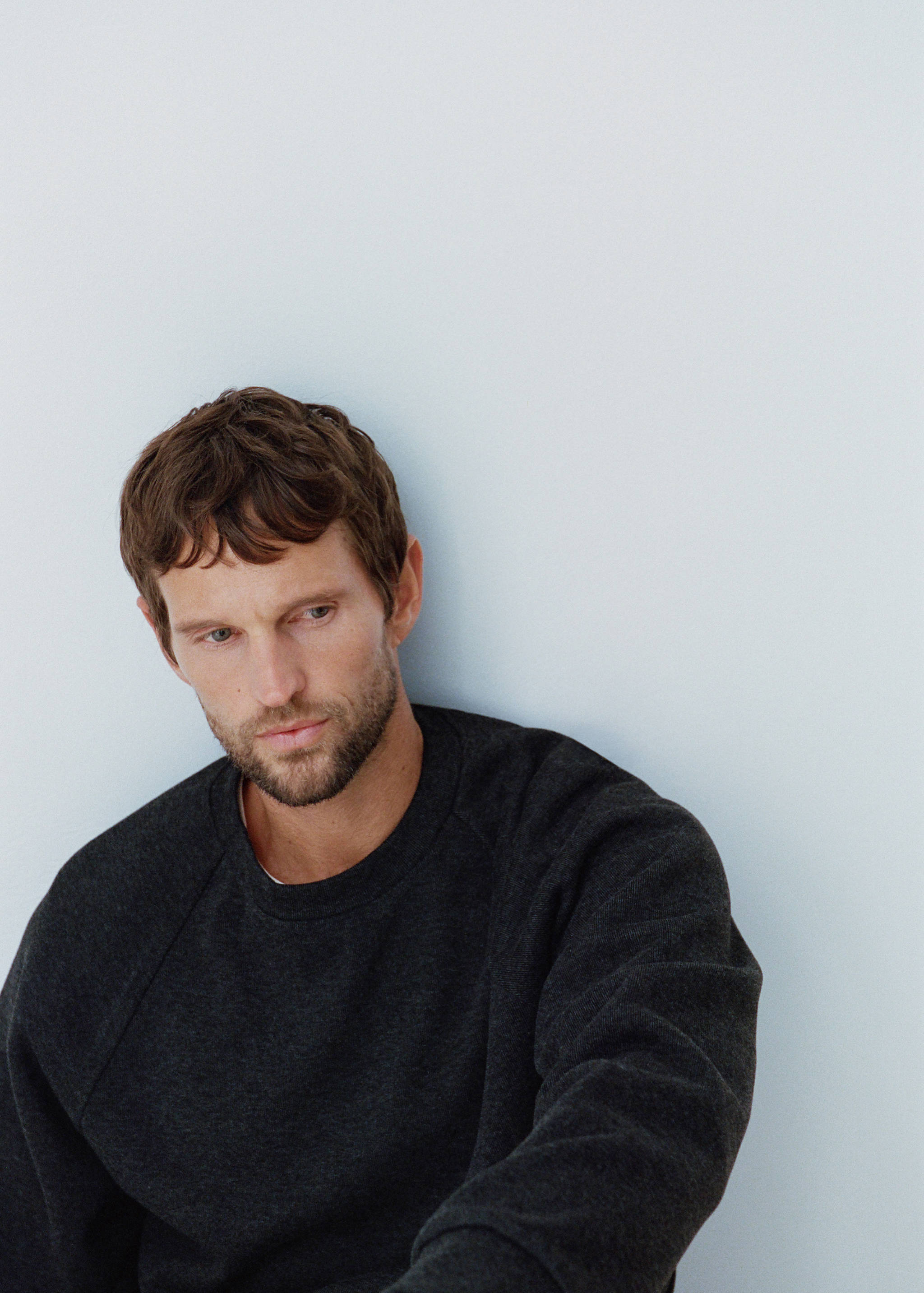 Sweatshirt van geborstelde sweatstof, regular fit - Detail van het artikel 5