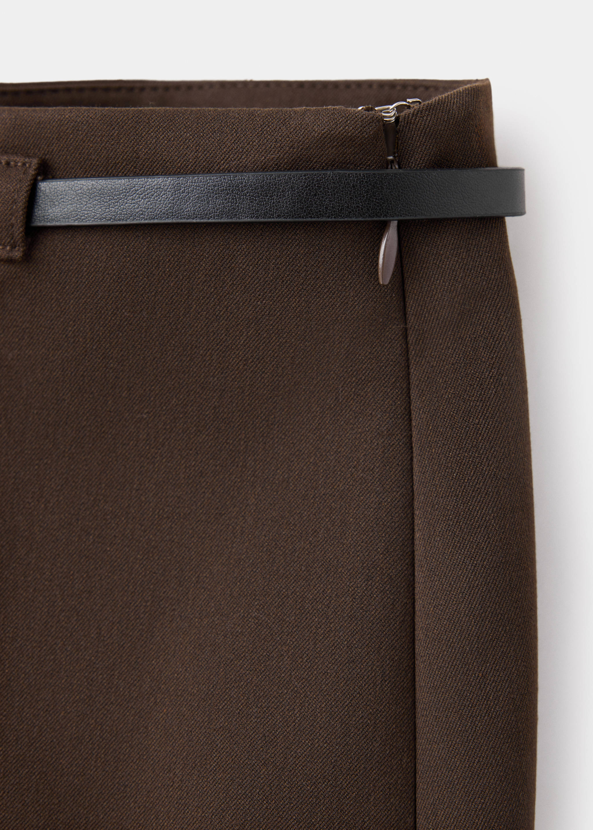 Balloon trousers with buckle belt - Details of the article 0