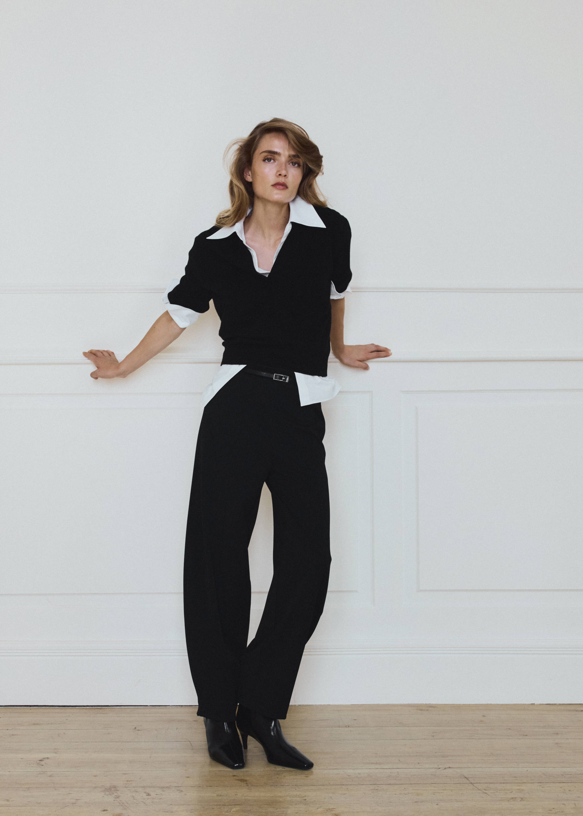 Pantalon ballon ceinture à boucle - Plan général