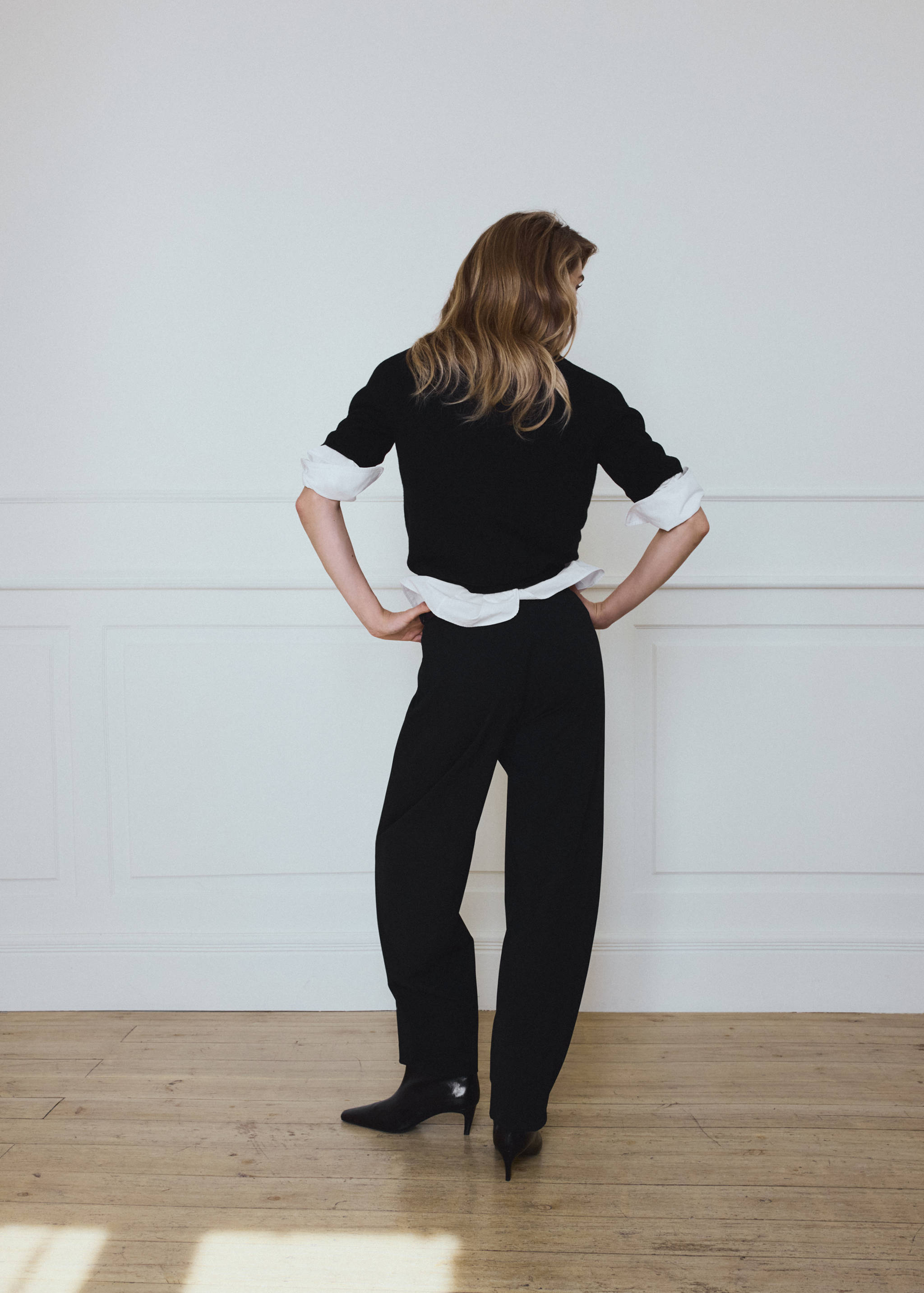 Pantalon ballon ceinture à boucle - Verso de l’article