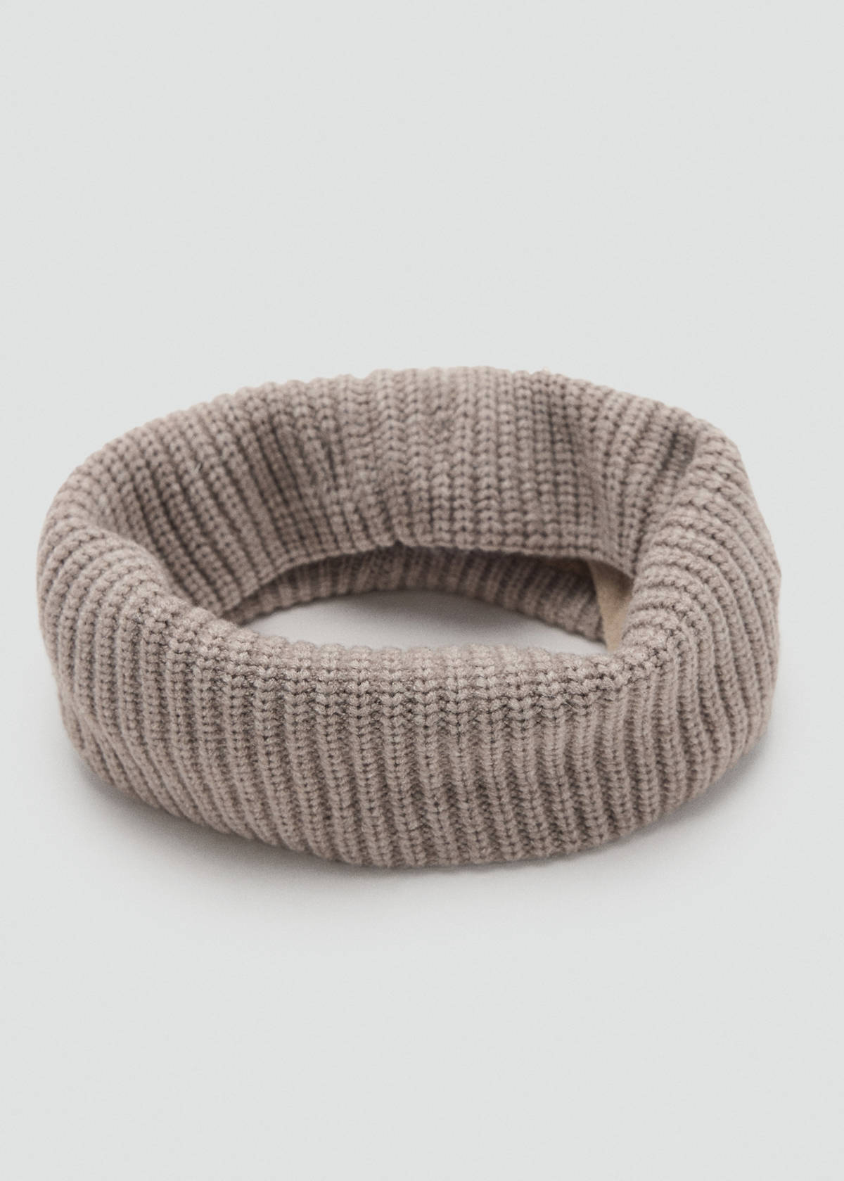 Knitted snood — Sand