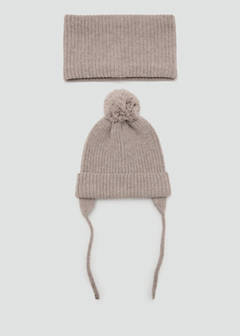 Knitted snood — Sand 4