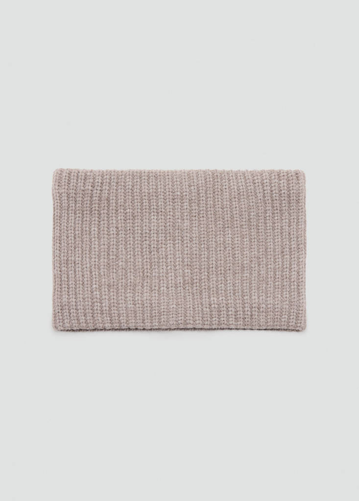 Knitted snood — Sand
