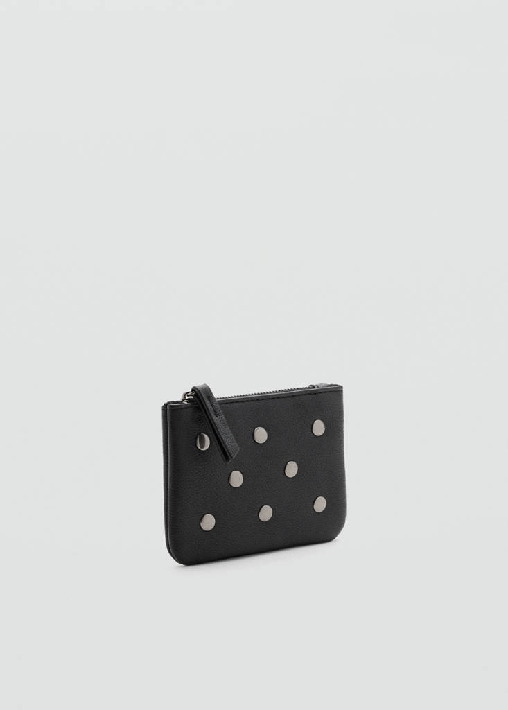Studded purse — Black