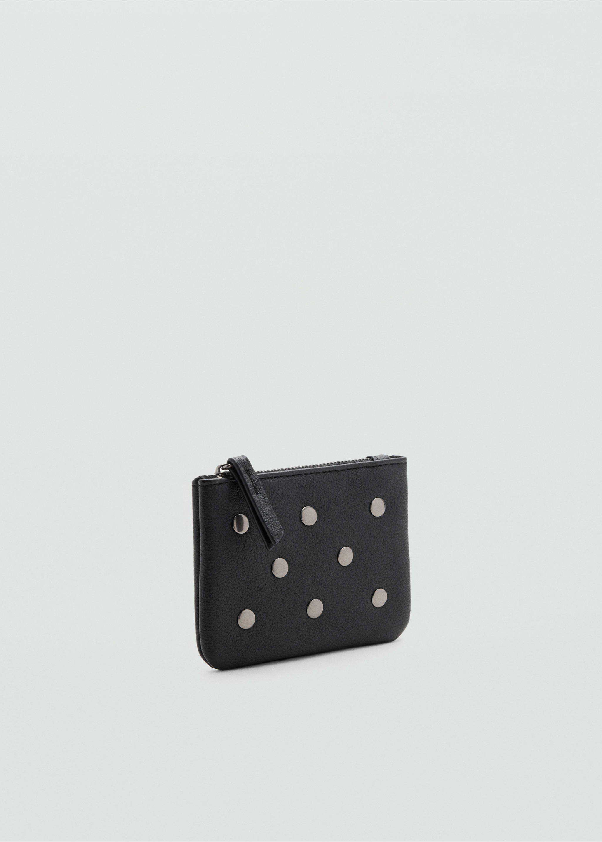 Studded purse - Medium plane, Black. Ref: 37085995-00.
