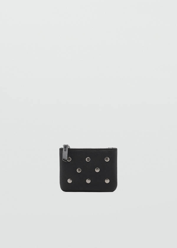Studded purse — Black