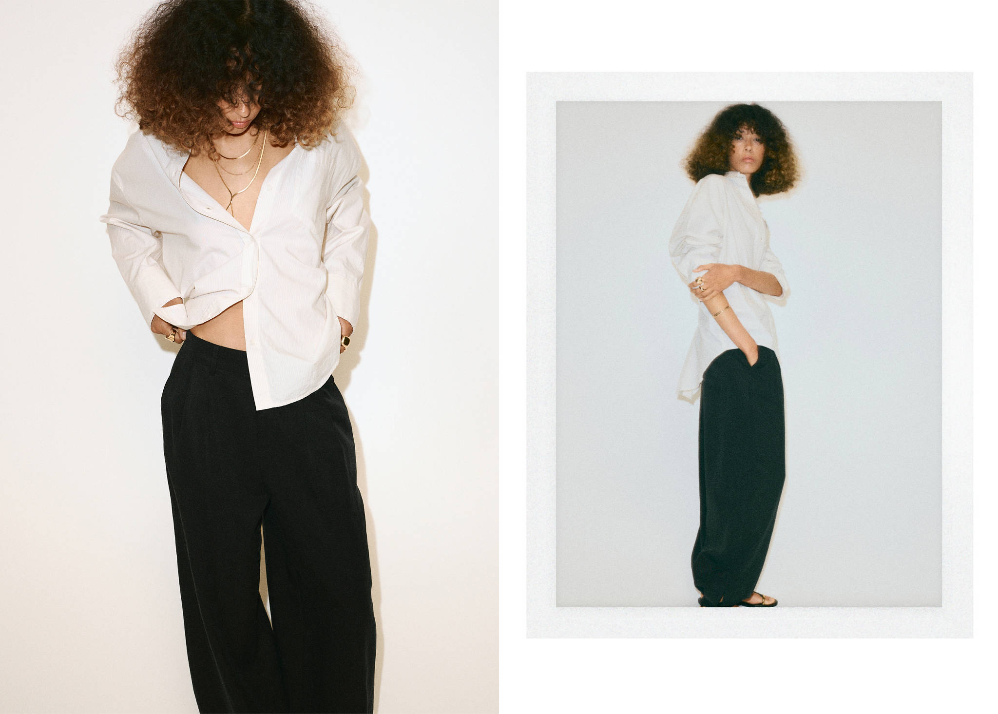 Lyocell harem trousers - Panoramic plane