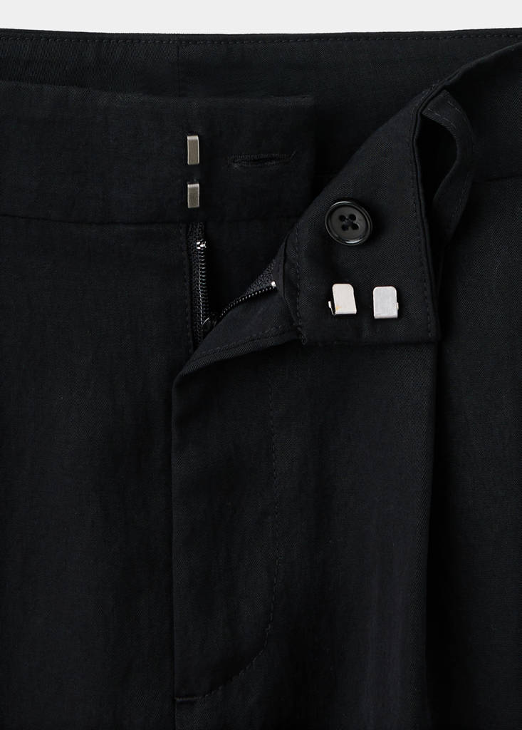 Lyocell harem trousers — Black
