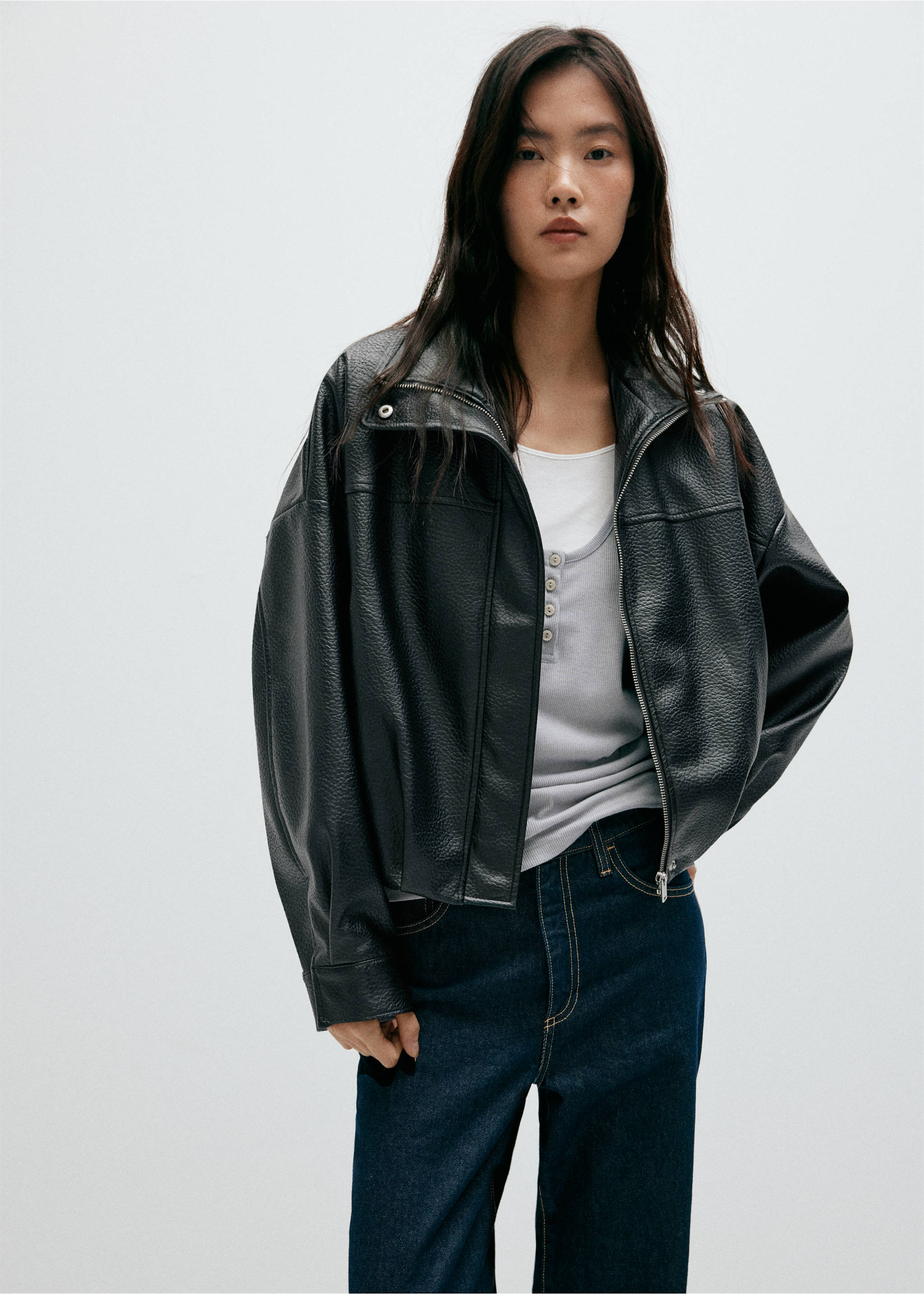 Jacket belt - Details of the article 3, Black. Ref: 37086000-00.