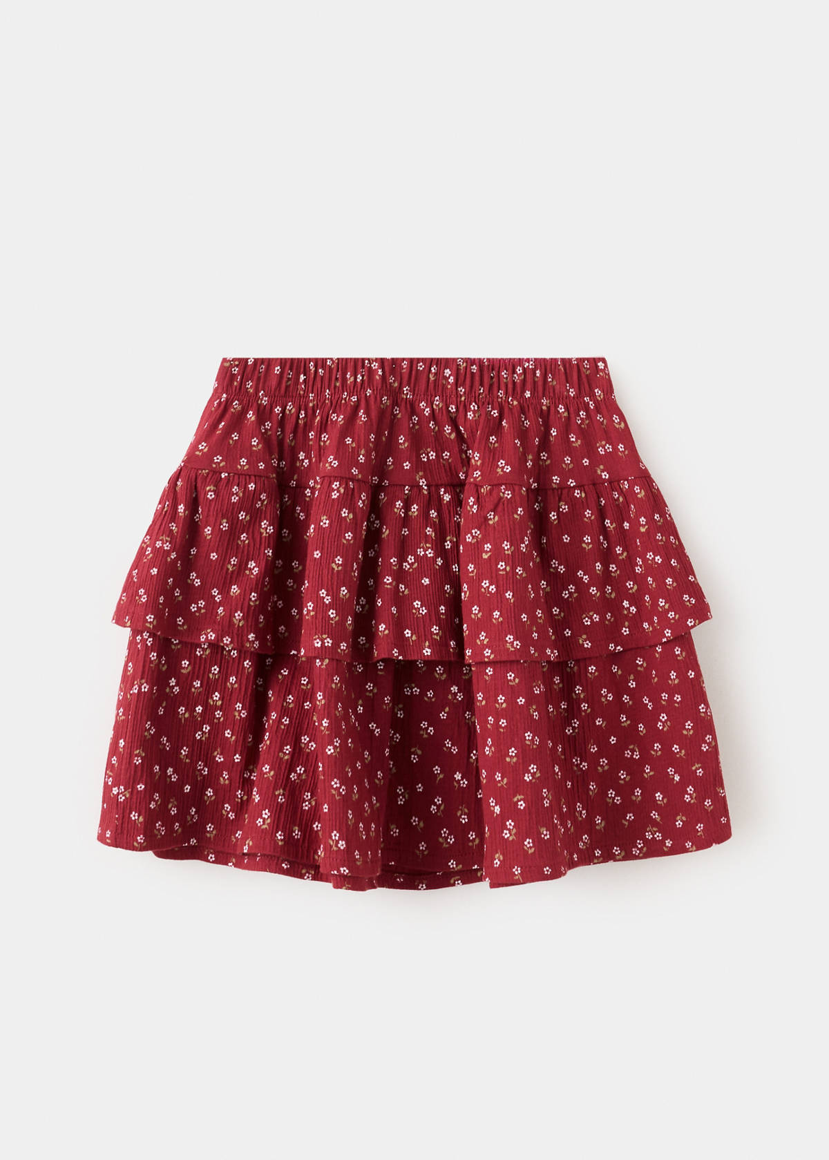 Printed skirt with ruffles — Cherry
