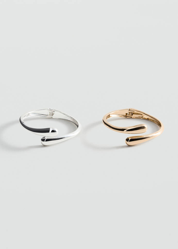 Fine rigid bangle — Gold